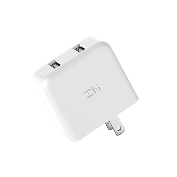 Adapter Sạc 2 Cổng Xiaomi ZMI HA622 Hỗ Trợ Sạc Nhanh QC 3.0 - Hàng Nhập Khẩu