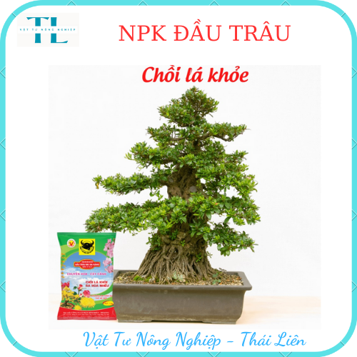 Phân bón Đầu Trâu đa năng NPK 17-12-7 chuyên hoa cây cảnh chồi lá khỏe ra hoa nhiều (hàng cao cấp)1kg