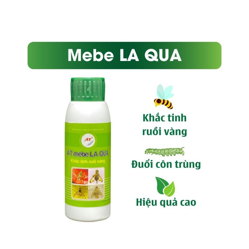 Thuốc Đặc Trị Ruồi Vàng AT Mebe Laqua 100ml Đậm Đặc Tiêu Diệt Và Xua Đuổi Ruồi Vàng, Sâu Xanh, Sâu Vẽ Bùa, Nhện Đỏ