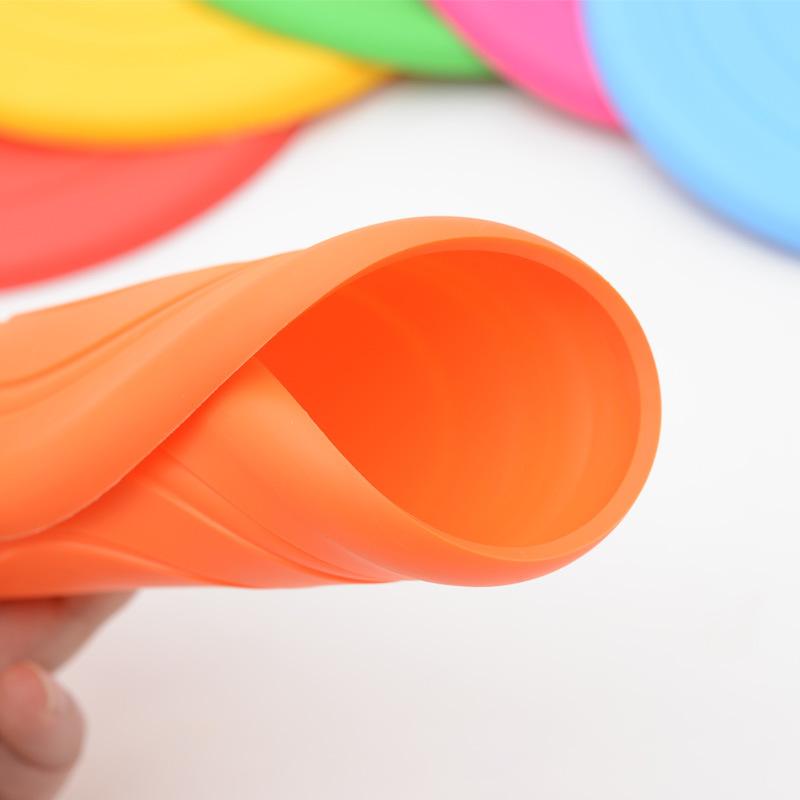 6 chiếc Frisbees cho chó, Frisbee đồ chơi cho chó, Đĩa ném cao su bền 18cm, để huấn luyện trên cạn và dưới nước, huấn luyện chó, ném, bắt và chơi