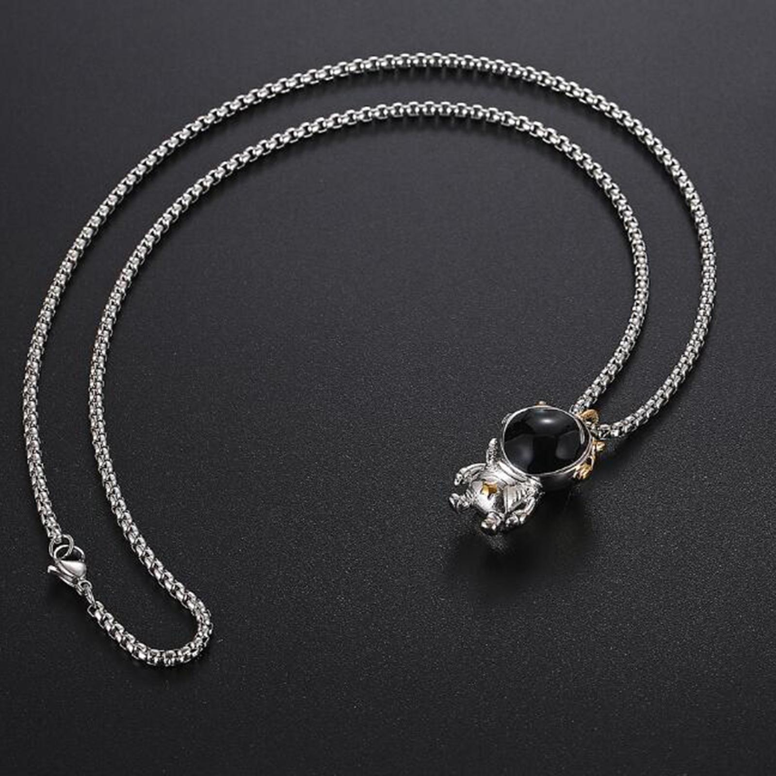 Astronaut Pendant Necklace Necklace for Couples Boys Girls