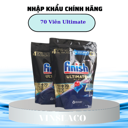 Viên rửa bát Finish Quantum Max 72 viên / hộp