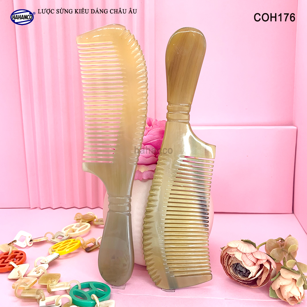 Lược sừng xuất nhật COH176 - Lược kiểu dáng đẹp / cao cấp - Chăm sóc tóc