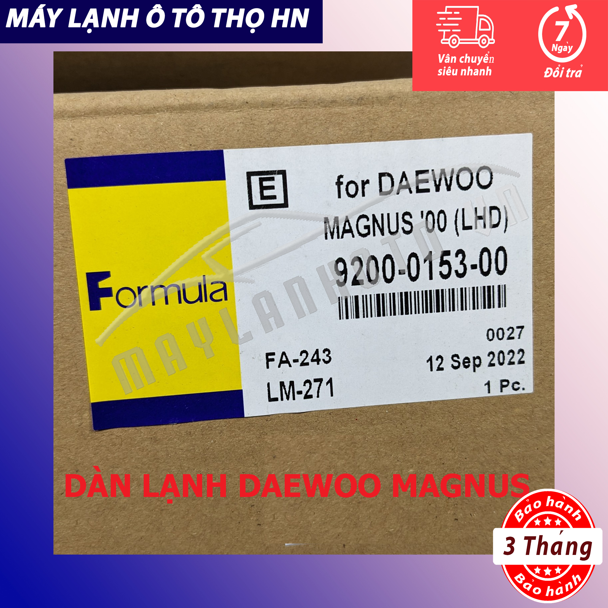 Dàn lạnh Daewoo Magnus Hàng xịn Thái Lan
