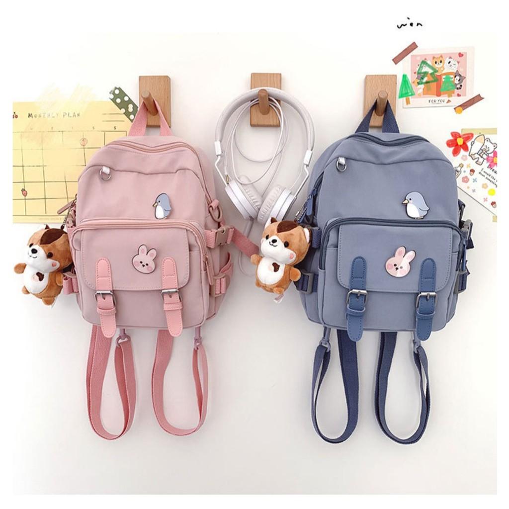 Balo Mini + TẶNG STICKER Balo Ulzzang cao cấp Chống Nước - B06