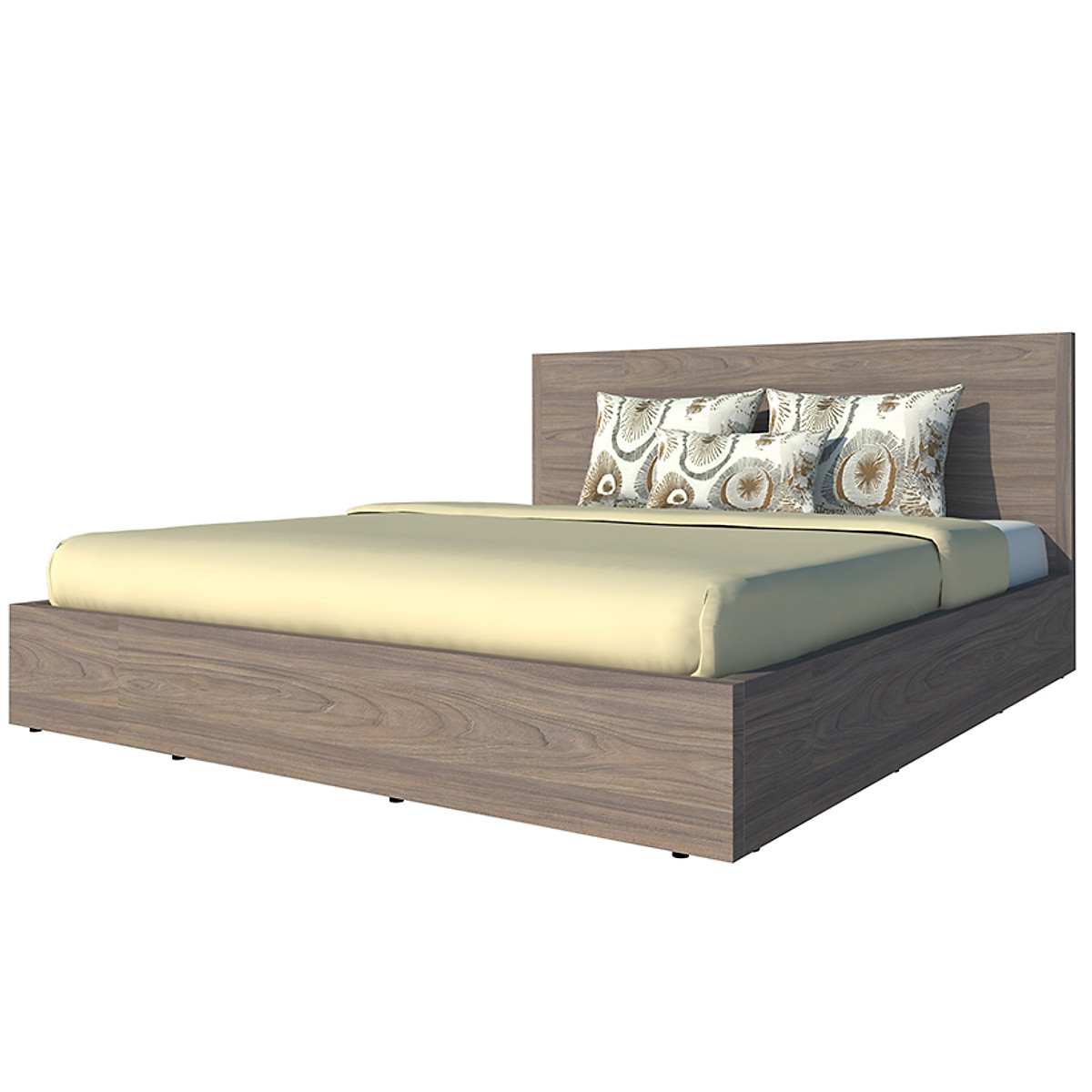 Giường ngủ cao cấp Tundo màu nâu 140cm x 200cm