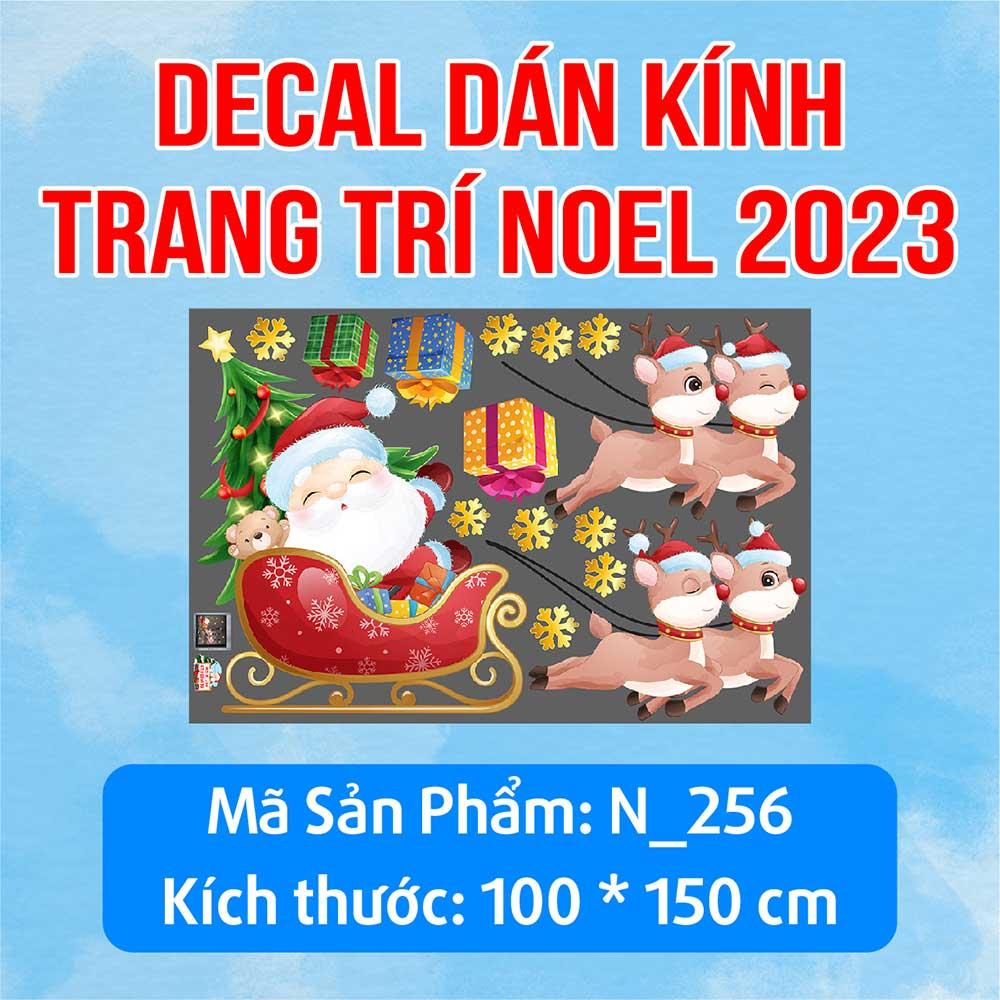 DECAL TRANG TRÍ GIÁNG SINH 2023 COMBO SỐ 66