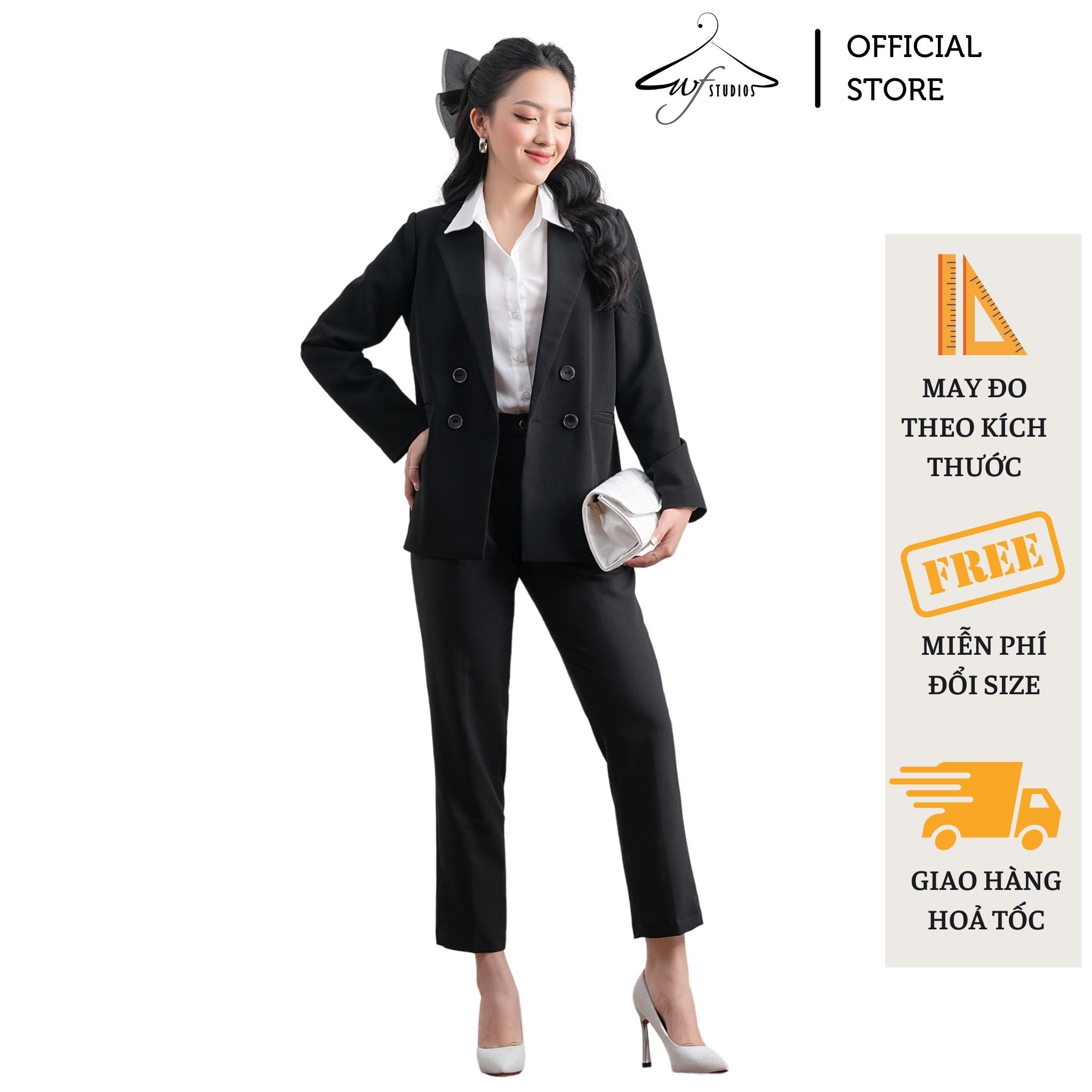 Hình ảnh Áo khoác blazer, áo vest nữ kiểu Hàn Quốc tay lỡ, chất vải đẹp, nhiều màu Blz 03- Thời trang công sở WFstudios