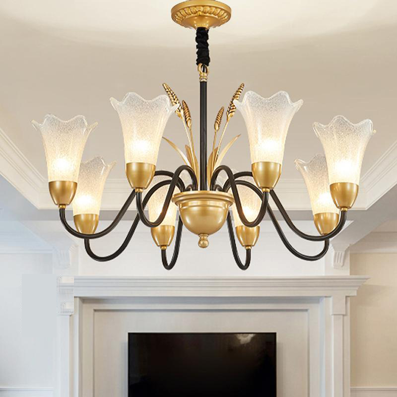 Đèn chùm LED LUXGEN BOE 8 tay trang trí nội thất sang trọng phong cách châu âu