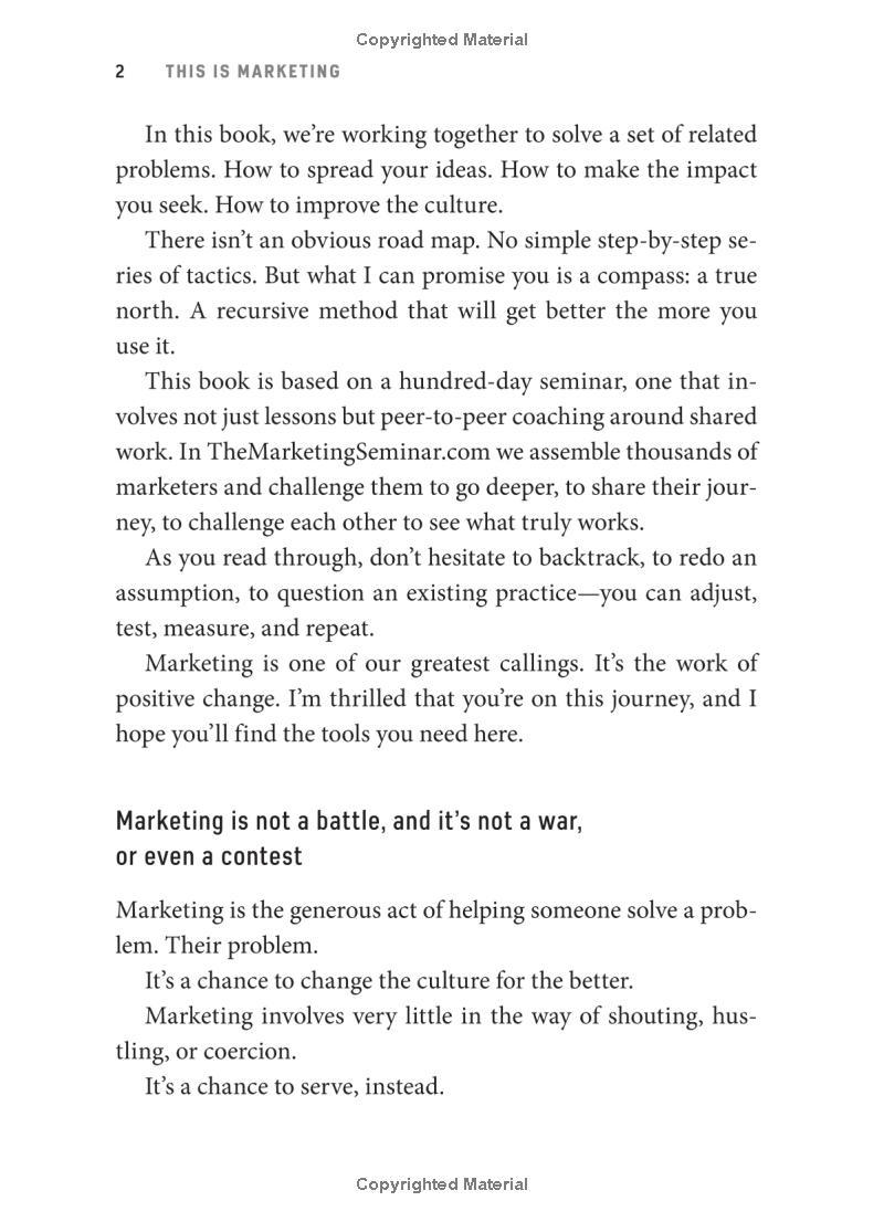 This is Marketing: You Can’t Be Seen Until You Learn To See