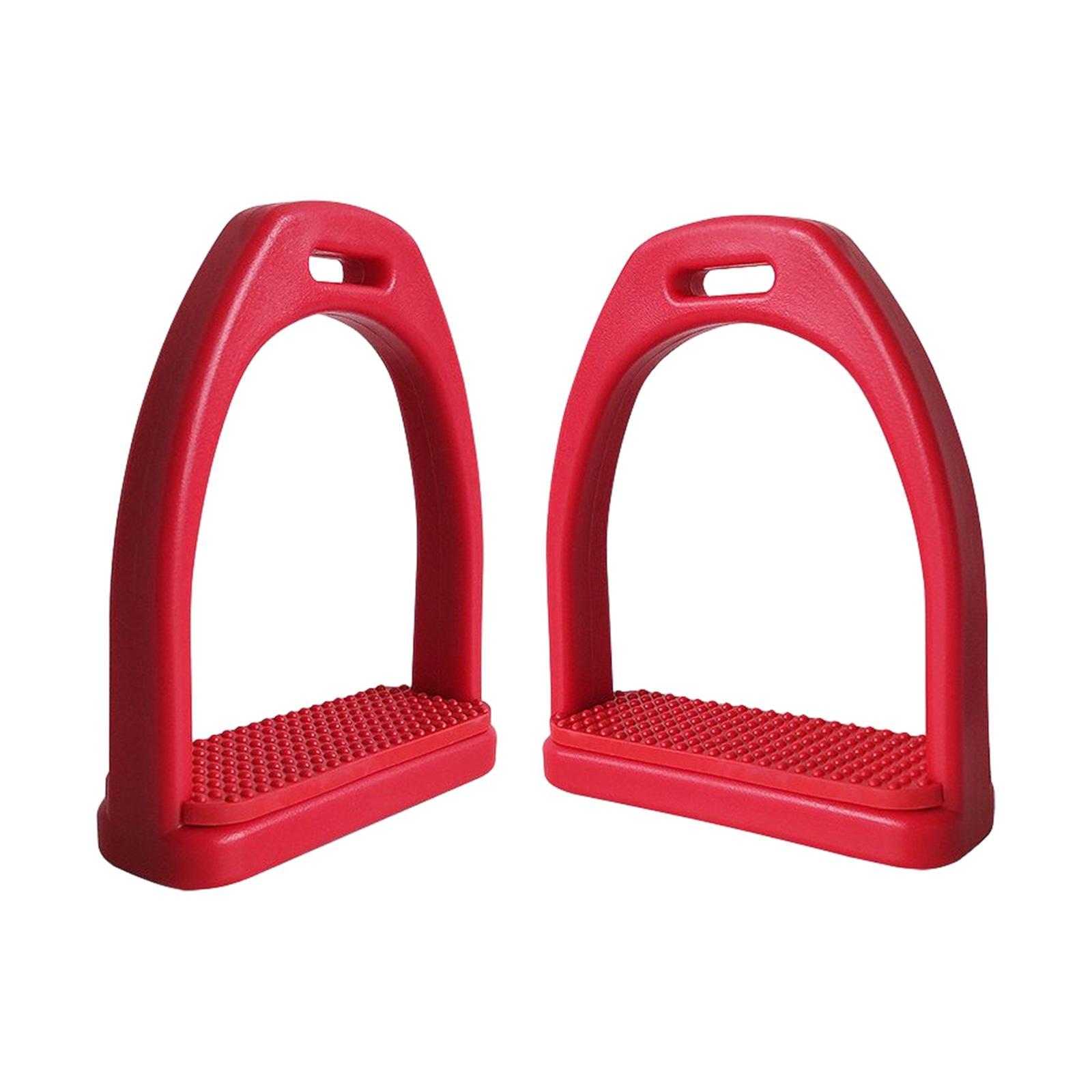2Pcs Horse Riding Stirrups Non Slip Tool Rubber Pad for Horse Riding Outdoor