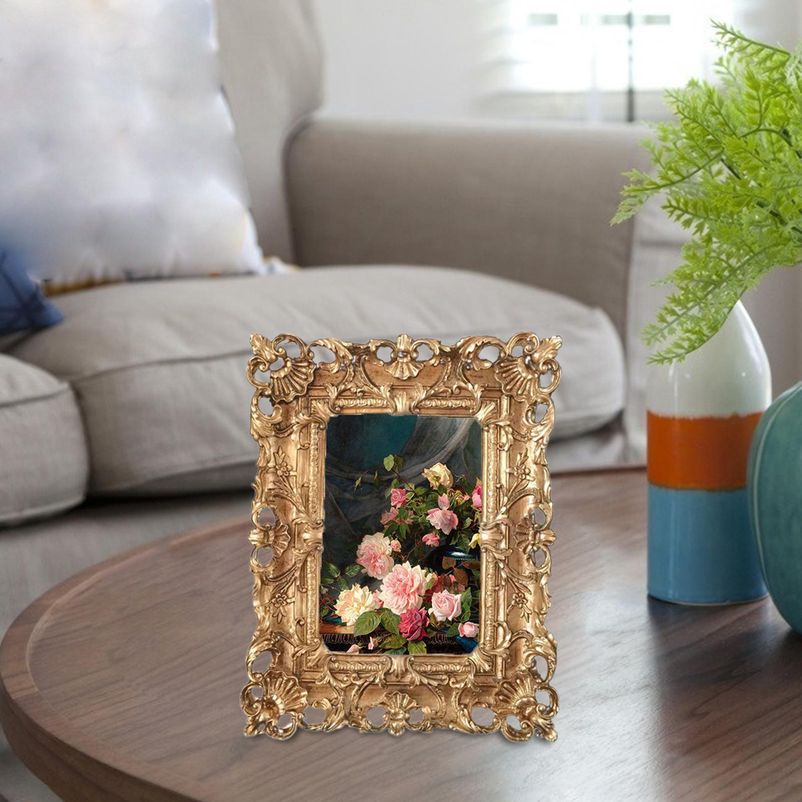 3x Picture Frame Desktop Photo Holder Bedroom Ornament Home Wall Hanging