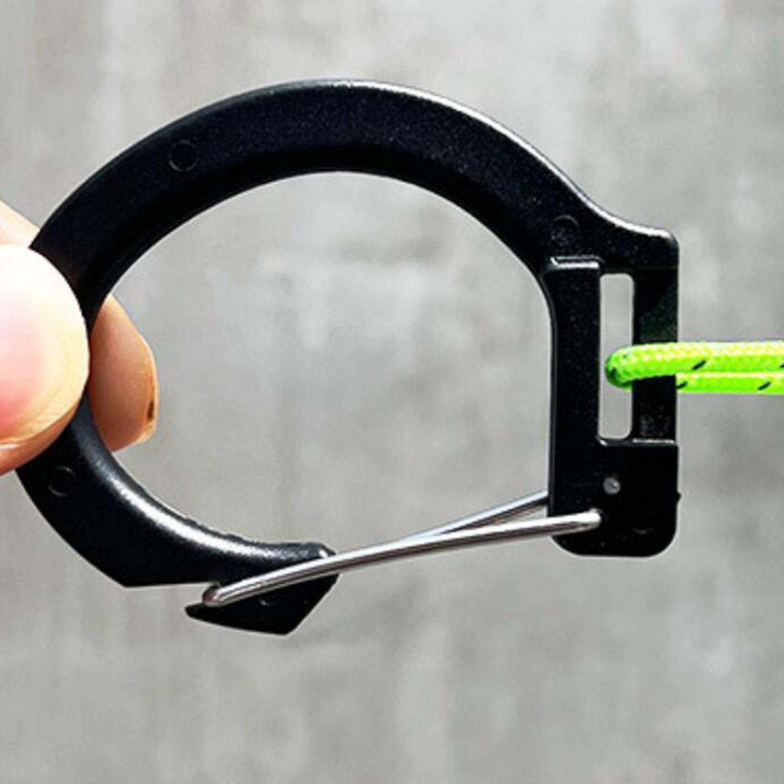 Camping Tent Hook Spring Snap Hook Small for Backpacking Canopy Flashlight