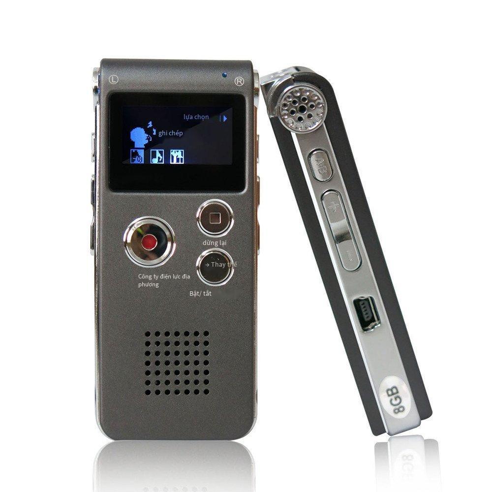 Giao hàng nhanh Bản ghi âm độ nét cao kỹ thuật số chuyên nghiệp MP3 dung lượng siêu lớn 8Gb Ghi âm giảng dạy lớp học độ nét cao Loa ngoài chuyên dụng