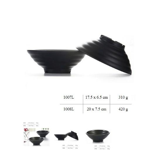 Tô ăn cơm, tô ăn tào phớ tô ăn phở màu đen phong cách Hàn Quốc nhiều size