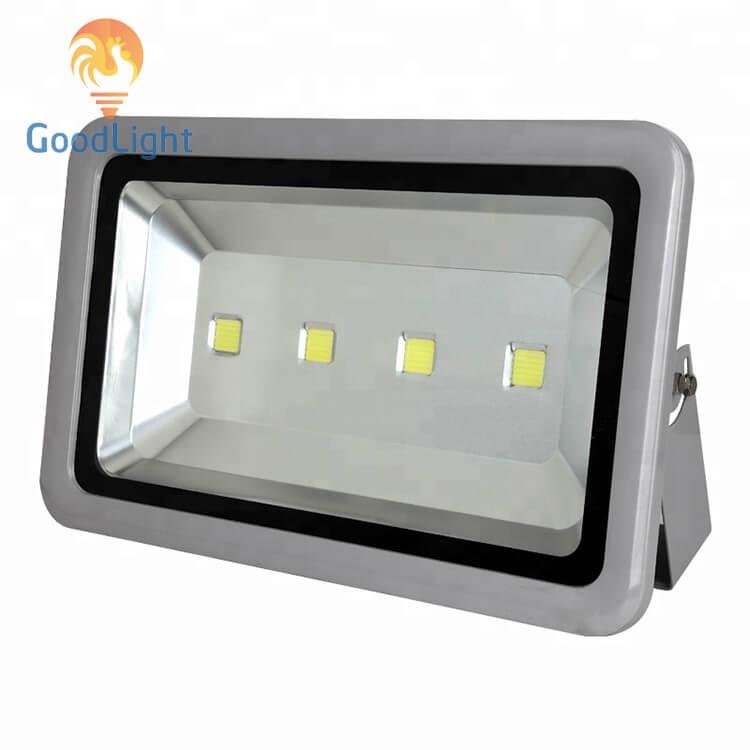 Đèn pha led P03 200W goodlight vỏ xám sáng trắng, chiếu sáng ngoài trời, chiếu sáng bảng hiệu