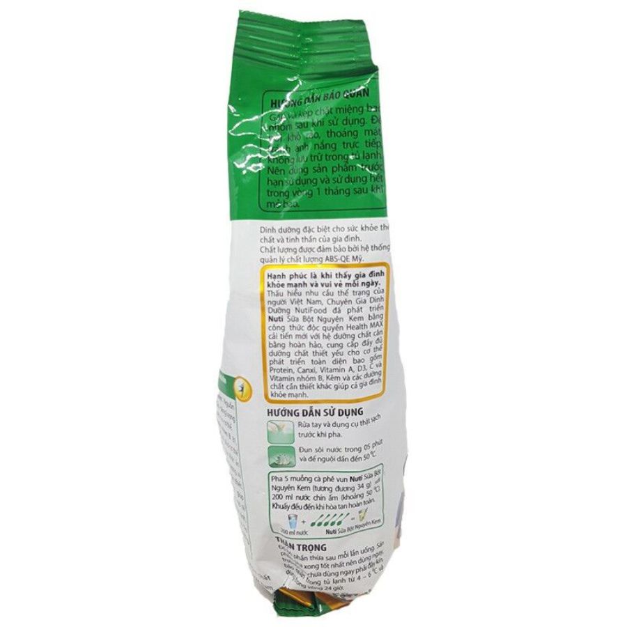 Sữa Bột Nguyên Kem Nutifood (400g)