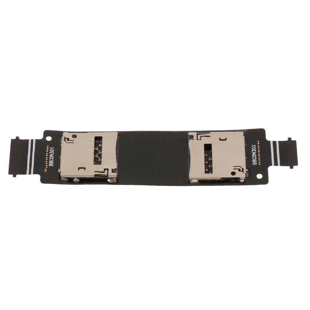 Dual Sim Card Socket Slot Holder Flex Cable for ASUS 5 A500CG A500KL