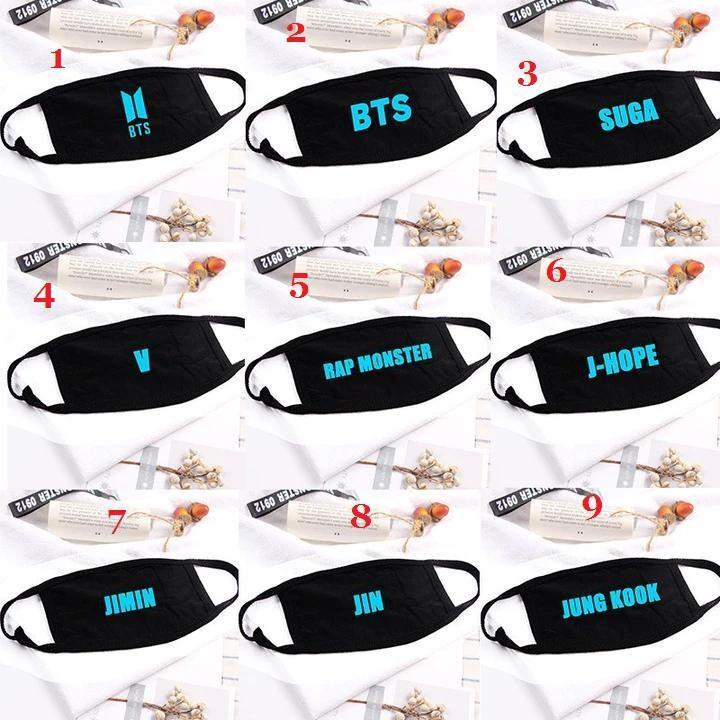 Khẩu trang phản quang Bangtan Boys BTS