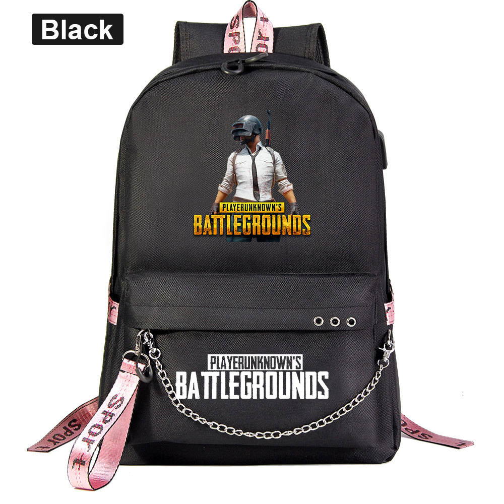 Balo cặp sách PUBG phiên bản cải tiến với 2 cổng sạc