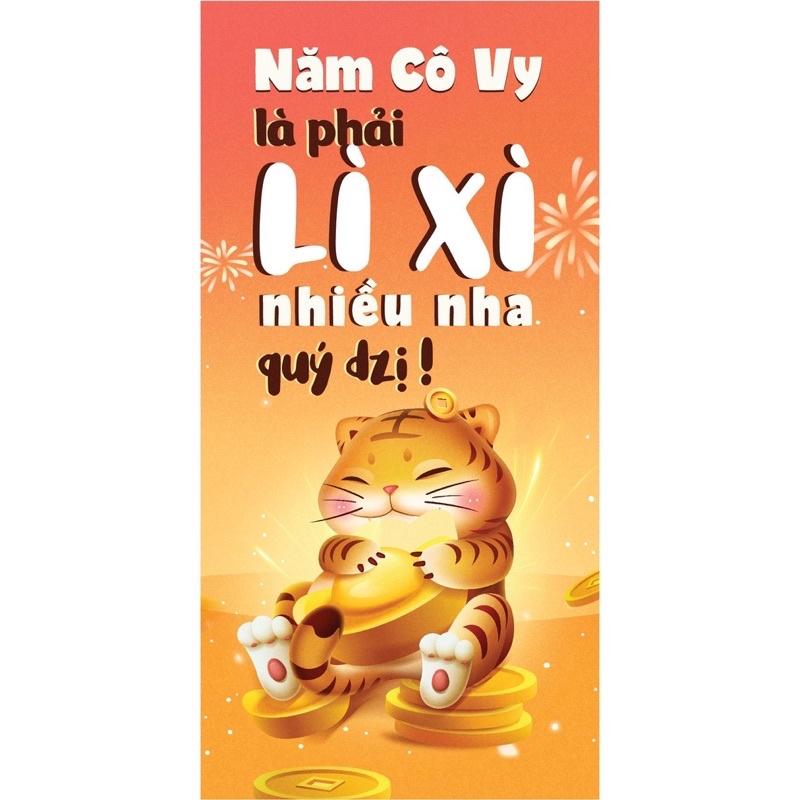 Lì xì combo 10 chiếc lì xì Tết Quý Mão siêu đẹp 2023