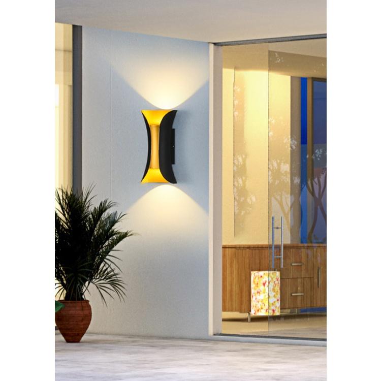 Đèn Led trang trí, đèn hắt 2 đầu gắn tường ngoài nhà, đèn phòng khách