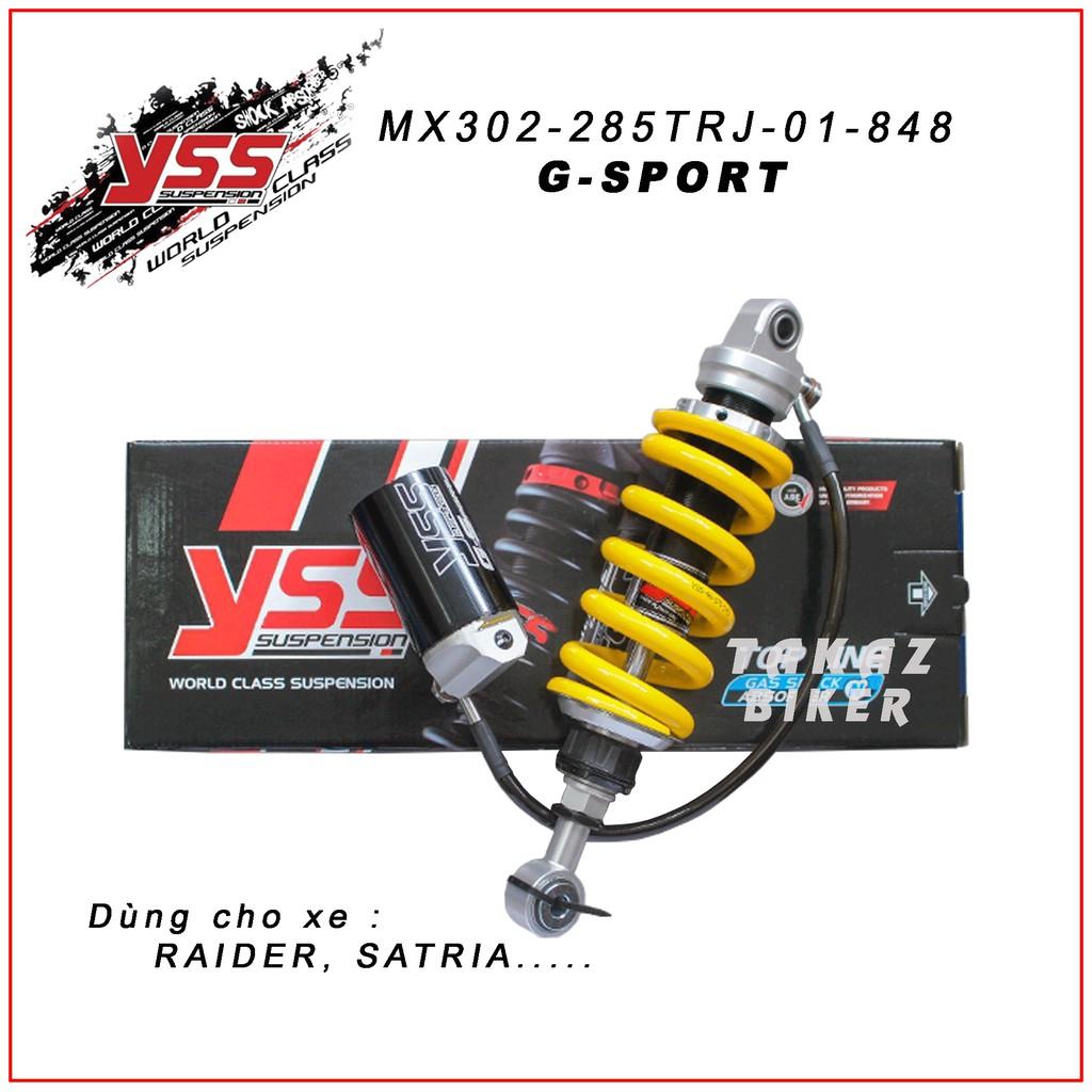 Phuộc YSS G-Sport MX302-285TRJ-01-848 Dùng Cho Xe Raider 150, Satria 150