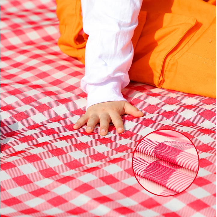 THẢM DÃ NGOẠI, DU LỊCH, PICNIC CAO CẤP - Chống thấm nước, họa tiết caro, gấp gọn tiện lợi - 2 kích thước khách chọn màu!