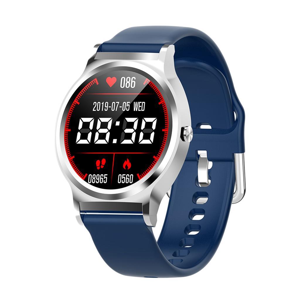 TFT Blood Pressure Fitness Tracker IP68 Calling Reminder Bracelet Black