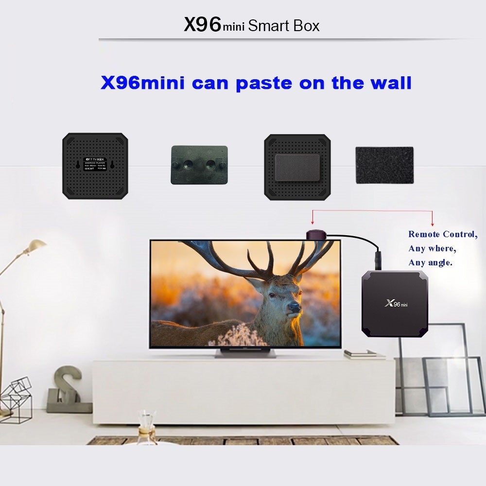 Android TV Box Enybox X96 Mini, ram 2GB, bộ nhớ trong 16GB - Hàng Nhập Khẩu