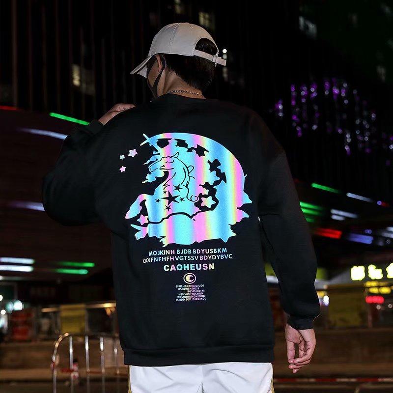 Áo Thun Nam Dài Tay Cổ Tròn Thời Trang Hàn 4 Màu Cỡ M-3Xl