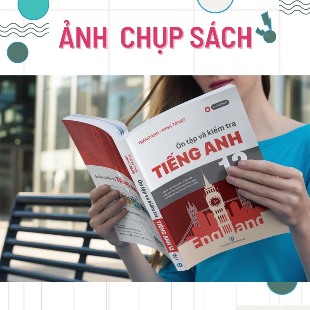 Combo 02 sách cô Trang Anh lớp 12: Ôn tập và Kiểm tra Tiếng Anh tập 1 và tập 2