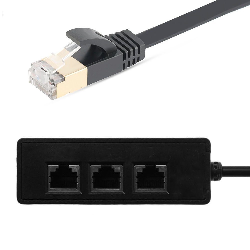 Bộ Chia Cổng Mạng LAN RJ45 1 Sang 3 Cổng AZONE