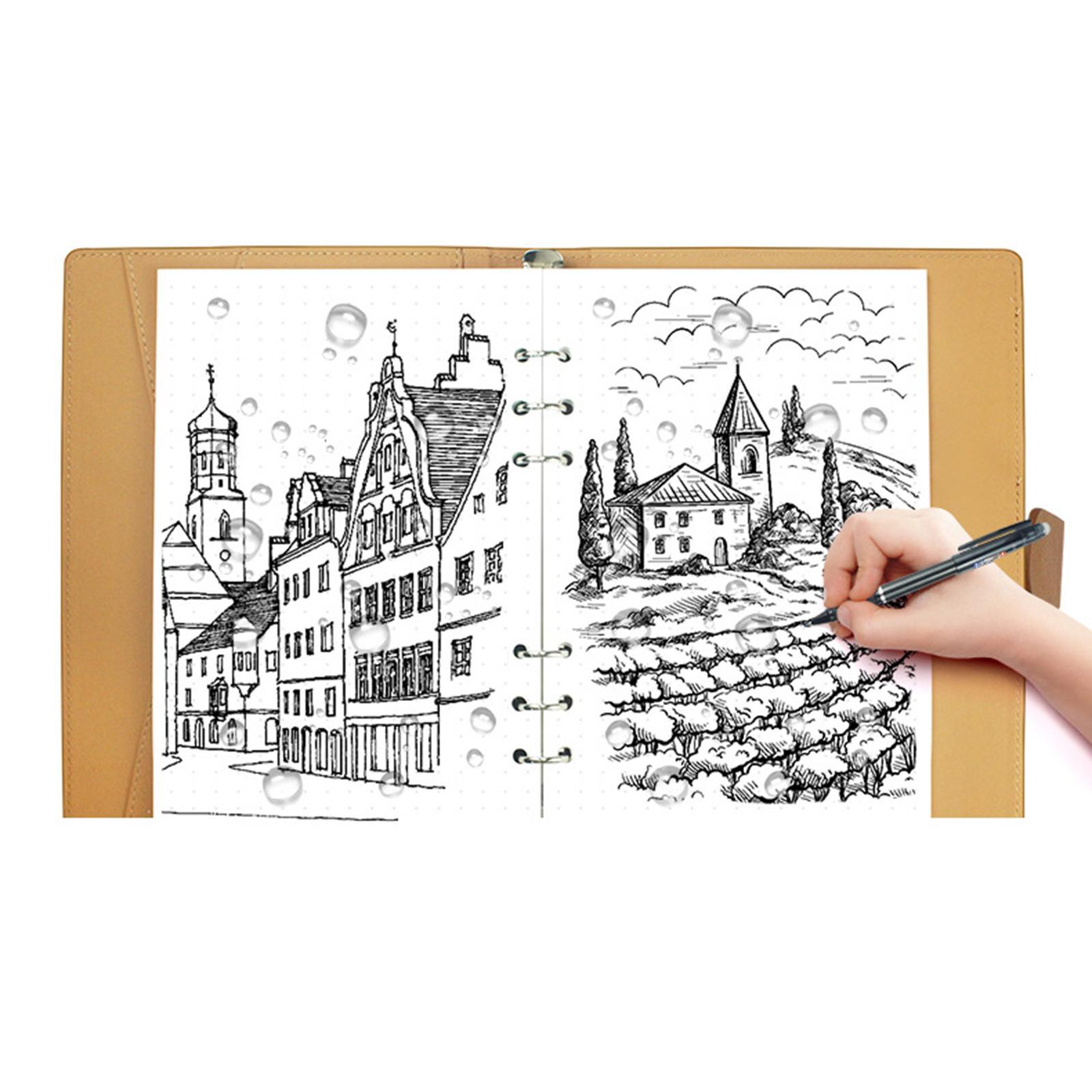 2pcs PU Leather Erasable Notebook with Pen Smart for Journal Business