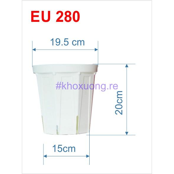 10 Chậu Nhựa Trồng Cây EU, Chậu Ươm Cây