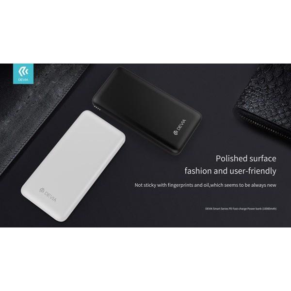 Pin dự phòng chính hãng Devia 10.000 mAh sạc nhanh PD 18W chính hãng