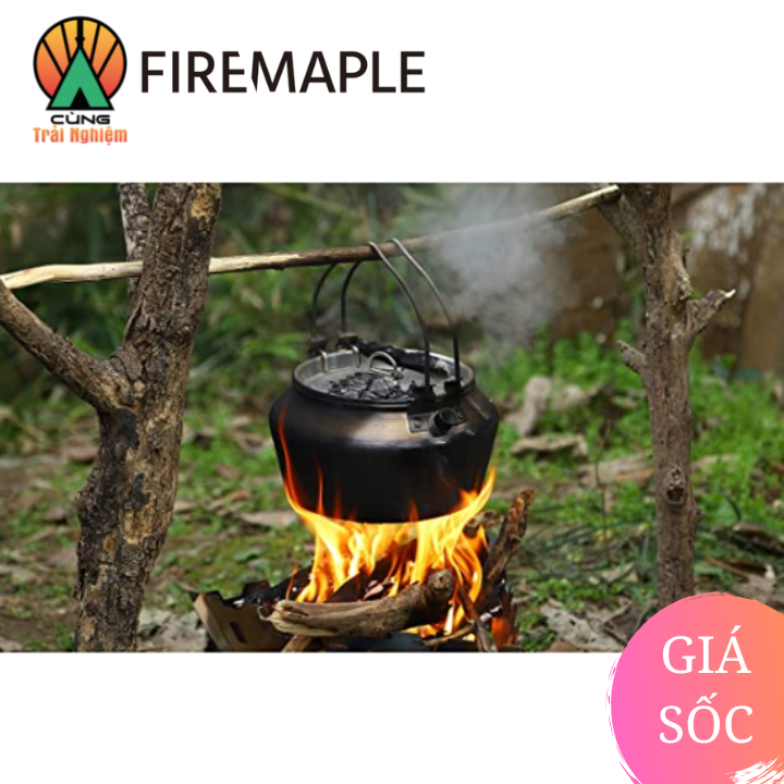 Ấm Đun Nước 1.2L siêu tốc hợp kim nhôm Fire Maple Chuyên Dụng Dã Ngoại FMC-NIMBUS-1200