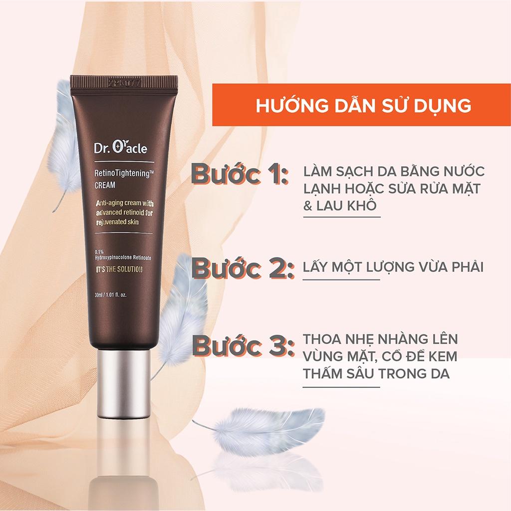 Kem Dưỡng Săn Chắc Da DR.ORACLE Retino Tightening Cream 30ML - Cải Thiện Nếp Nhăn Dưỡng Ẩm &amp;amp; Làm Trắng Da