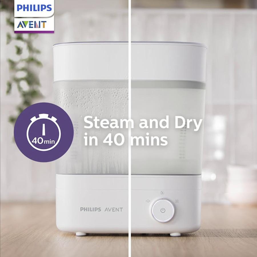 Hình ảnh Máy Tiệt Trùng Sấy Khô Bình Sữa và Phụ Kiện 3 Trong 1 PHILIPS AVENT Bottle Steriliser and Dryer SCF293/00 (Starlight Plus)