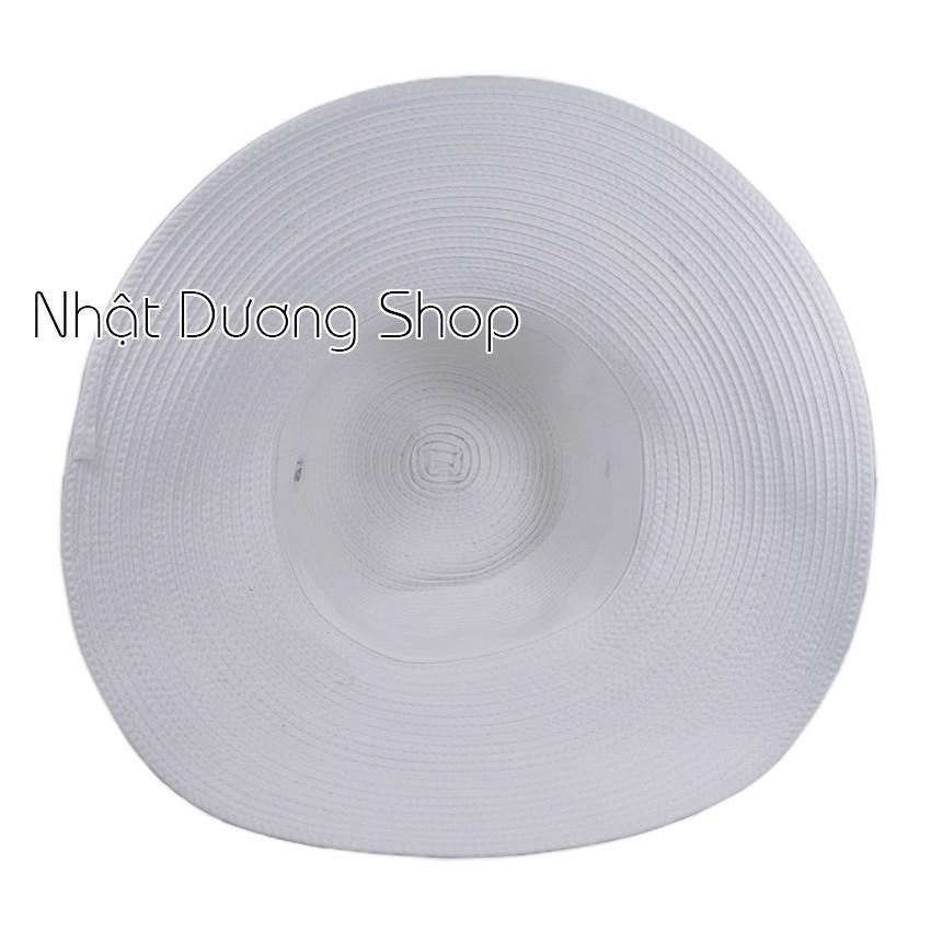 Nón bo nữ vành rộng 11 cm, vòng đầu 56 cm - chất liệu vải cói đẹp thích hợp cho chị em phụ nữ