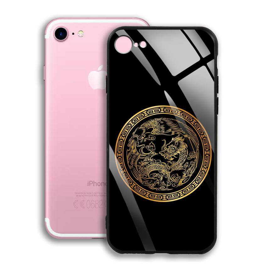 Ốp Lưng Mạ Màu Vàng Ánh Kim cho điện thoại Iphone 7 / 8 - 03003 8003 LONGPHUNG02 - Long Phụng - Hàng Chính Hãng