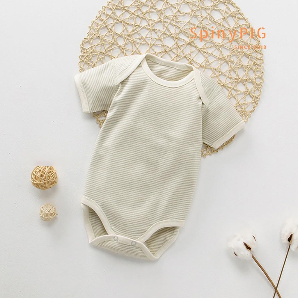 Quần áo sơ sinh 0-2 tuổi 100% Cotton hữu cơ tự nhiên không chất tẩy nhuộm an toàn cho bé siêu đáng yêu