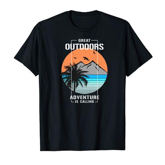 [ NBD 20 ] ÁO THUN COTTON UNISEX IN HÌNH GREAT OUTDOORS [ NBD 20