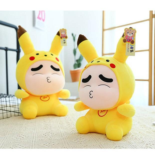 GẤU BÔNG SHIN MỎ CHU ÁO VÀNG MẪU MỚI FULL SIZE