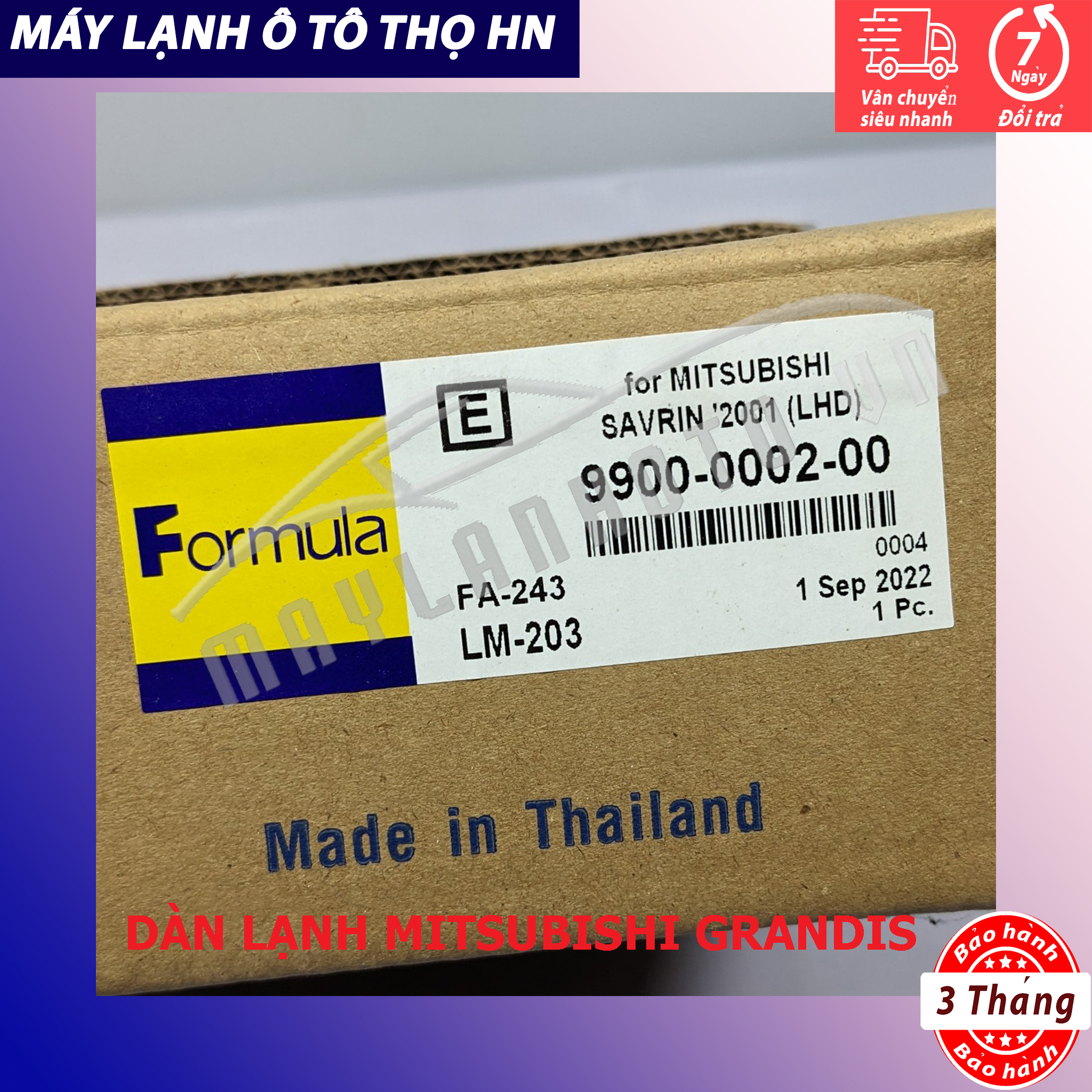 Dàn lạnh Mitsubishi Grandis 2003 2004 2005 2006 2007 2008 2009 Hàng xịn Thái Lan 03 04 05 06 07 08 09