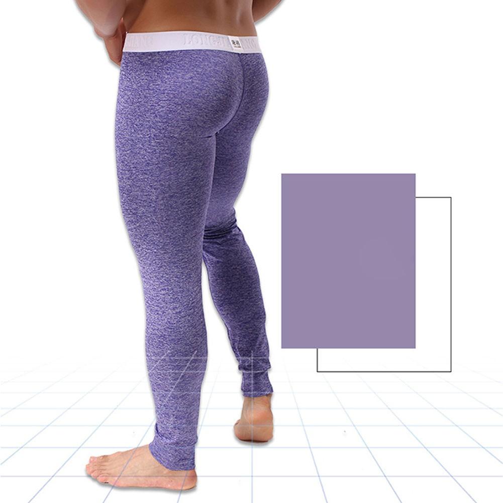 Nam Gợi Cảm Chắc Chắn Thấp Tầng Quần Legging Nhiệt Quần Ôm Sát Thoáng Khí Cho Quần Tàng Hình Quần Áo Nam Liền Mạch Mùa Đông Quần Lót