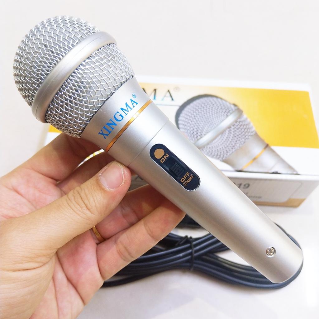 Mic hát karaoke, Micro có dây, Micro Karaoke XINGMA AK-319 cao cấp thế hệ mới chống hú, chống rè