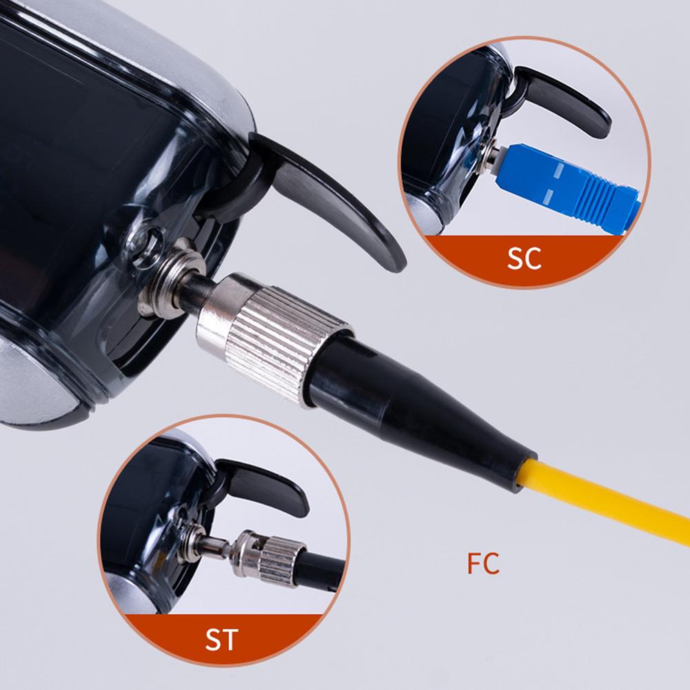 G710 LCD Color Display Screen Rechargeable Optical Power Meter High Accuracy Optical Fiber Tester Attenuation Detection