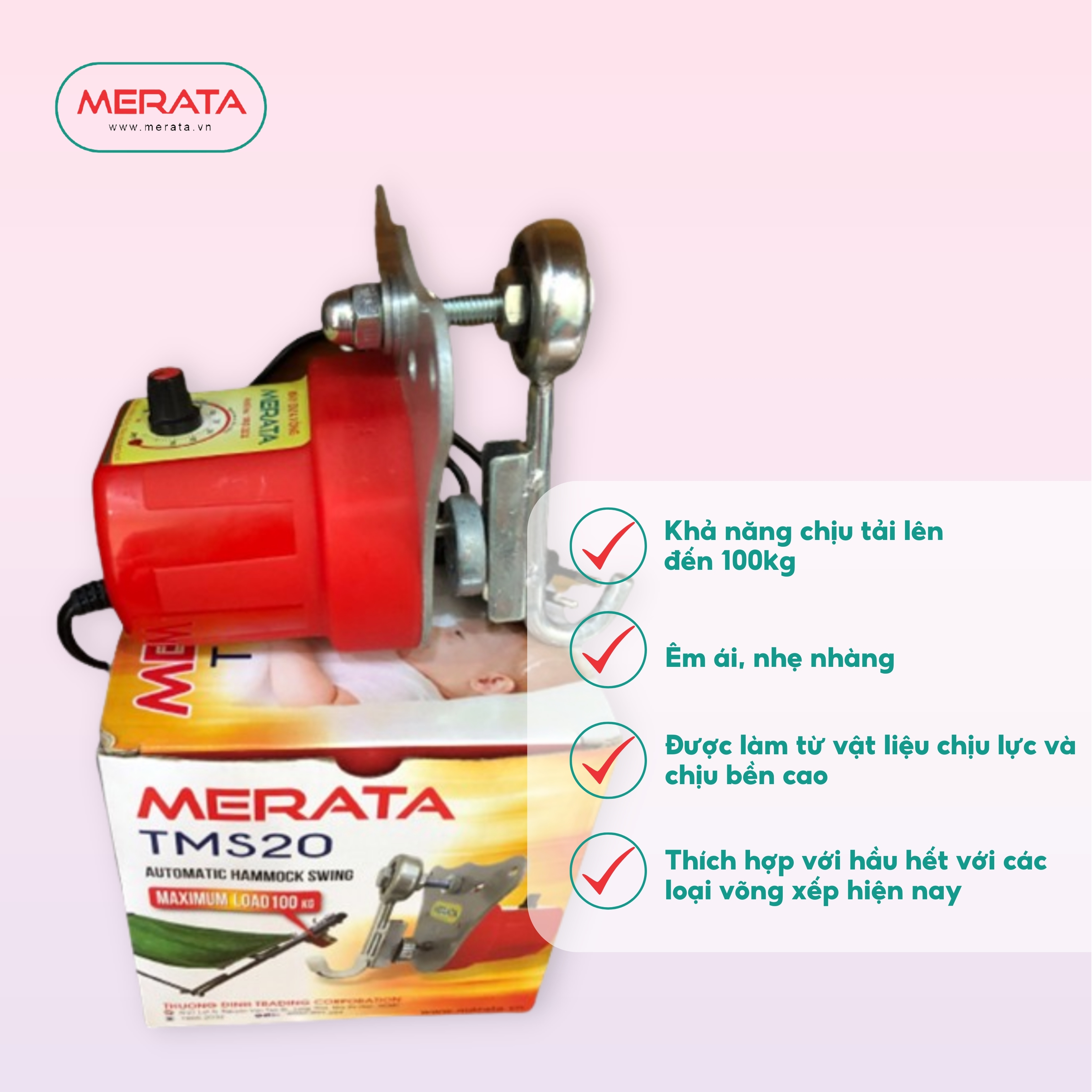 Máy đưa võng MERATA TMS20
