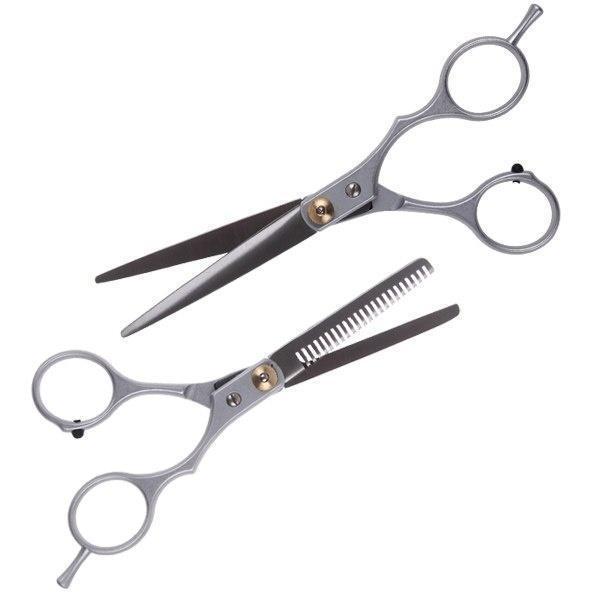 Combo 2 Bộ (1 Bộ gồm 2 Kéo Cắt Và Kéo Tỉa Tóc Đa Năng Chuyên Nghiệp)